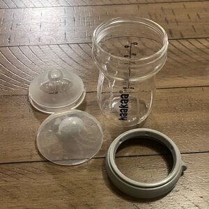 Haakaa Clear Baby Bottle with Accessories